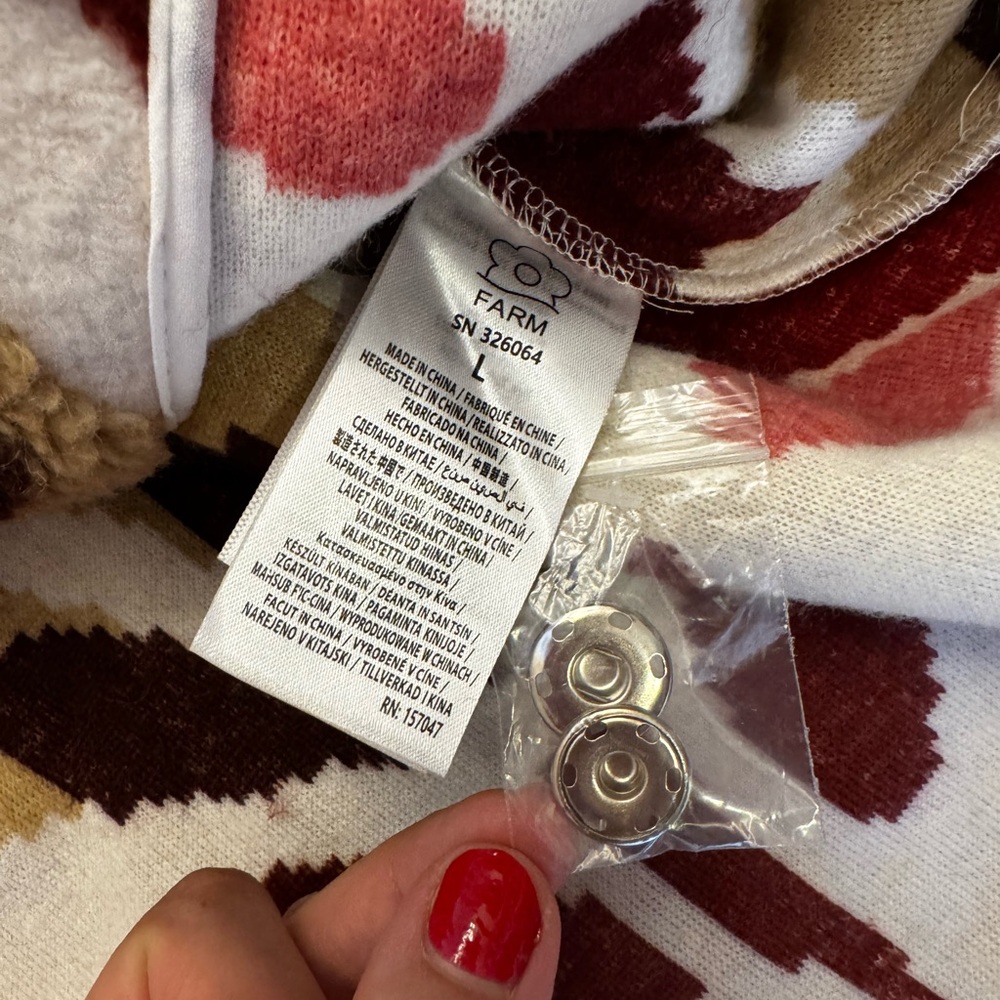 FARM RIO Ainika Flowers Fleece Coat - Picture 13 of 15